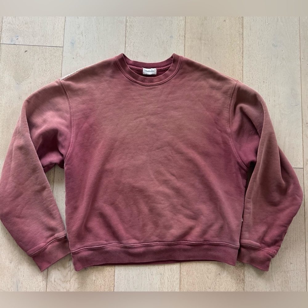 MadHappy limited edition bleached Crew Neck XS